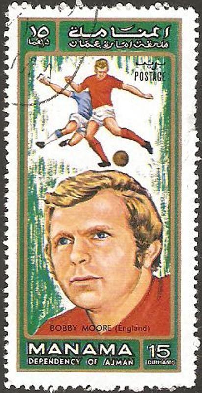 Bobby Moore, futbolista (Inglaterra)
