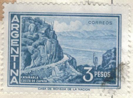 ARGENTINA 1959 (MT605) IIserie de Proceres y Riquezas Nacionales 3p