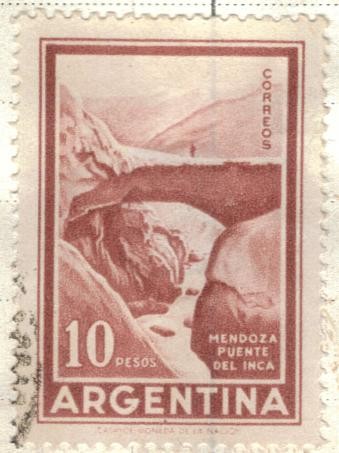 ARGENTINA 1959 (MT606) IIserie de Proceres y Riquezas Nacionales 10p