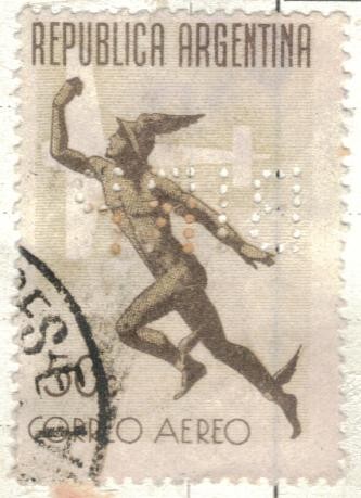 ARGENTINA 1940 (MT21) Correo Aereo - Emision definitiva 50c