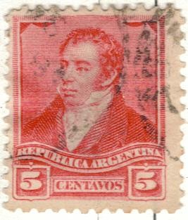 ARGENTINA 1892 (MT98) 'Rivadabia, Belgrano, San Martin'