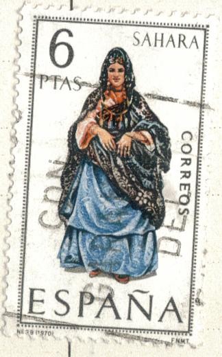 ESPANA 1970 (E1951) Trajes tipicos espanoles - Sahara 6p
