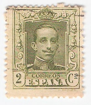 Alfonso XIII, Tipo Vaquer. - Edifil 310