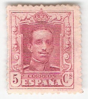Alfonso XIII, Tipo Vaquer. - Edifil 312