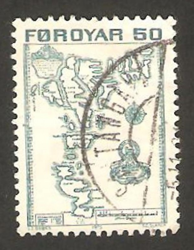 islas feroe - mapa de las islas feroe