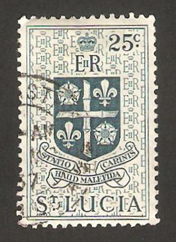 escudo de armas, monograma EIIR