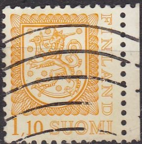 FINLANDIA 1979 Scott 565 Sello Serie Basica Heraldica usado Suomi Finland Michel 834 