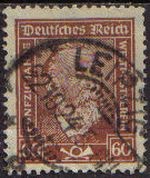 Deutsches Reich 1924 Scott 342 Sello Heinrich Von Stephan 60 usado Michel362 Alemania Allemagne Germ