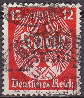 Deutsches Reich 1934 Scott 445 Sello º SAAR Aguila Alemana Michel 12 545 Yvert 510 