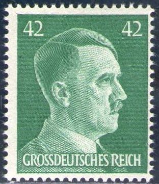 Deutsches Reich 1944 Scott 529 Sello Nuevo ** Furer Adolf Hitler 42 Alemania 