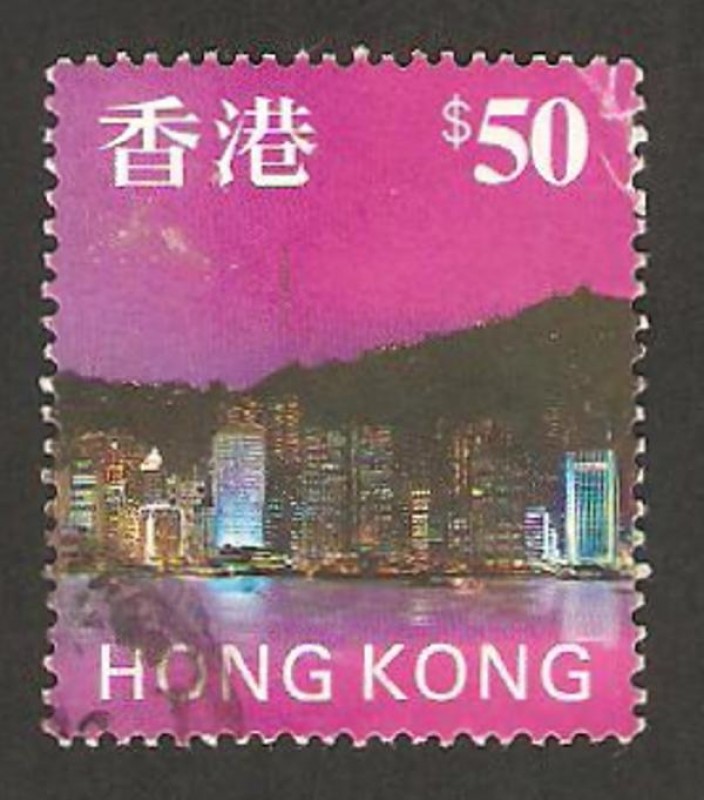 vista panorámica de hong kong