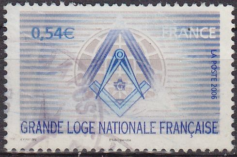 FRANCIA 2006 Sello Grande Loge Nationale Francaise Logia Masonica