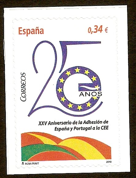XXV Aniversario de la adhesion  de España y Portugal a la CEE
