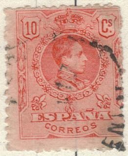 ESPANA 1909 (E269) Alfonso XIII tipo medallon 10c 2