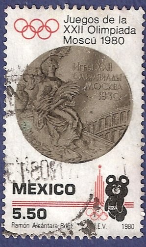 MÉXICO Juegos Olímpicos 1980 5,50