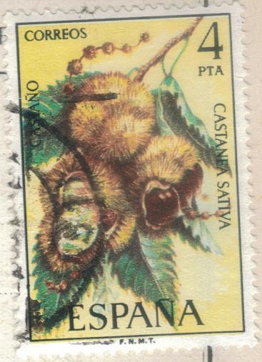 ESPANA 1975 (E2257) Flora - Castano 4p