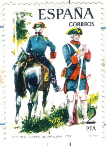 ESPANA 1975 (E2237) Uniformes militares 2p