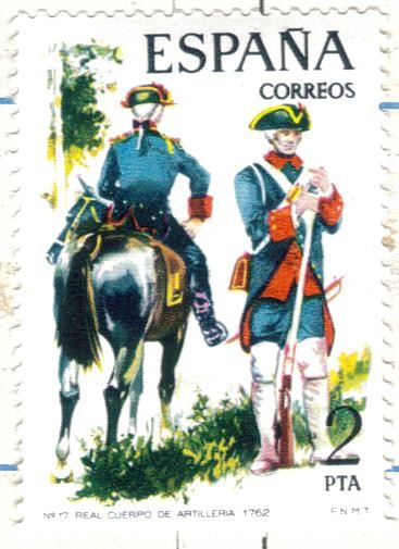 ESPANA 1975 (E2237) Uniformes militares 2p