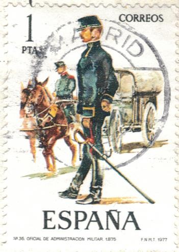 ESPANA 1977 (E2423) Uniformes militares 1p