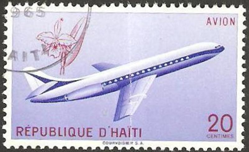 semana de la aviación, en Puerto Príncipe, avión caravelle