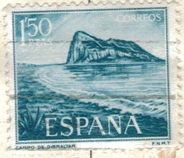 ESPANA 1969 (E1933) Pro trabajadores espanoles de Gibraltar - Penon 1.50p