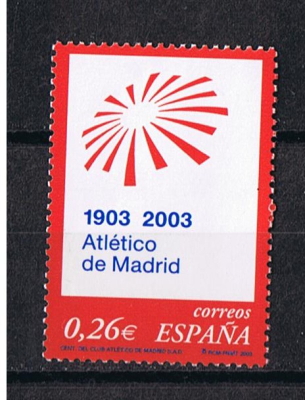 Edifil  3983  Centenario del Club Atlético de Madrid.  