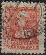 España 1938 857 Sello º Isabel la Católica 30c