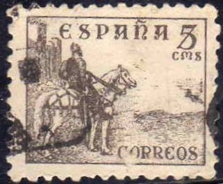España 1940 916 Sello º Rodrigo Diaz de Vivar El Cid 5c Timbre Espagne Spain Spagna Espana Espanha