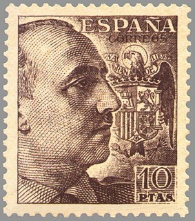 ESPAÑA 1949 1059 Sello Nuevo General Franco 10p Espana Spain Espagne Spagna Spanje Spanien