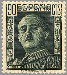 ESPAÑA 1949 1060 Sello Nuevo General Franco 90c Espana Spain Espagne Spagna Spanje Spanien
