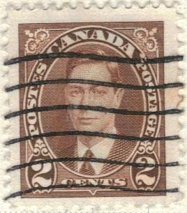 CANADA 1937 Rey Jorge VI 2c 2