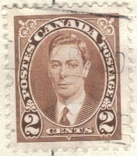 CANADA 1937 Rey Jorge VI 2c