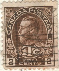 CANADA 1911-25 Rey Jorge V 2c 4
