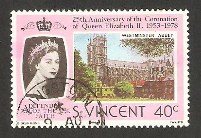 25 anivº de la coronación de elizabeth II, abadía de westminster