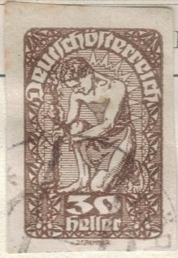 AUSTRIA 1919-20 (m267x) Alegoria 30h