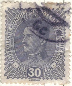 austria 1917 (M224) Kaiser Karl I 30h