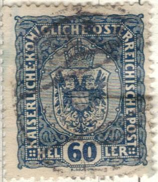 AUSTRIA 1916 (M196) Escudo 60h