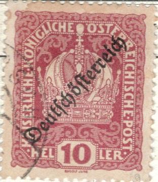 AUSTRIA 1916 (M188)  Corona de Kaiser 10h