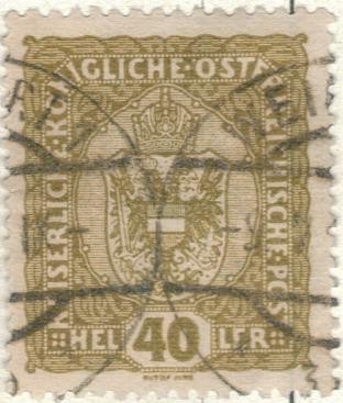 AUSTRIA 1916 (m184) Escudo 40h