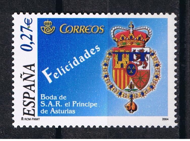 Edifil  4084  Boda de S.A.R. el Príncipe de Asturias con Doña Letizia Ortiz.  