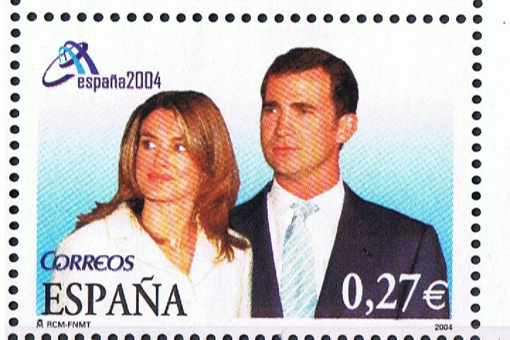 Edifil  SH 4087 A  Exposición Mundial de Filatelia ESPAÑA 2004. Valencia. Monarquía  