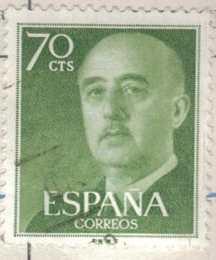 ESPANA 1955 (E1151) General Franco 70c