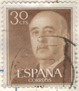 ESPANA 1955 (E1147) General Franco 30c