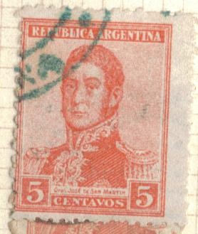 ARGENTINA 1918 (MT213) San Martin 3c