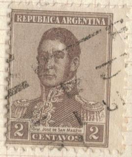 ARGENTINA 1918 (MT213) San Martin 2c