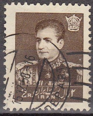 IRAN 1958 Scott 1112 Sello Mohammad Shah Reza Pahlavi 2R usado 