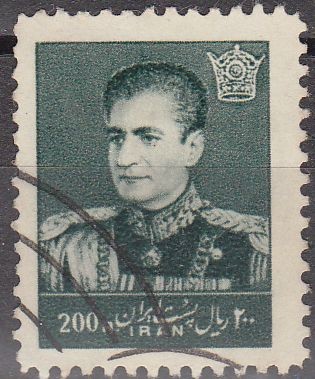 IRAN 1958 Scott 1125 Sello º Mohammad Shah Reza Pahlavi 200R