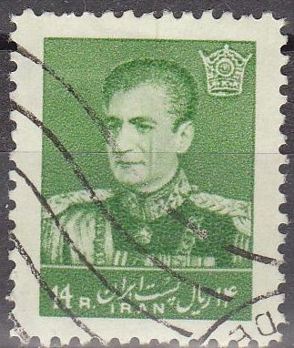 IRAN 1959 Scott 1146 Sello º Mohammad Shah Reza Pahlavi 14R