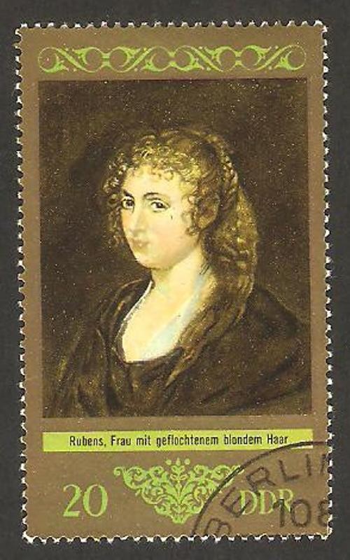 1582 - Mujer de cabellos dorados, de Rubens