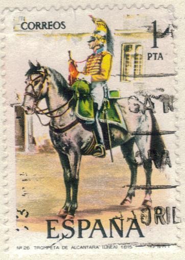 ESPANA 1976 (E2350) Uniformes militares 1p